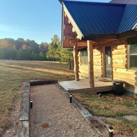Waterfall View Cabin at White Buffalo Lodge;Family-friendly with lake access