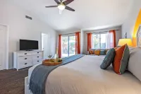 Luxury Oasis w Pool Hot Tub Fire Pit Games Big Yard Larrea by AvantStay