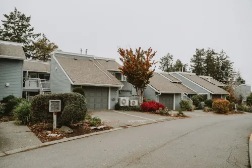 A quiet oceanfront hideaway on the shoreline of Nanoose Bay.