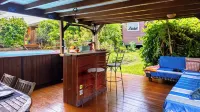 Au Jardin Déole - Villa Bois Avec Piscine