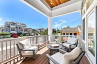 Modern Coastal Escape – New Construction, Family-Friendly, Walk to Beach