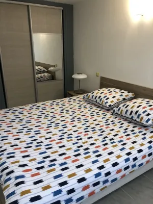 Apartment overlooking garden with terrace