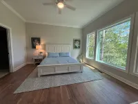 New four bedroom house with private dock on Lake James.