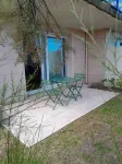 Studio en Front de mer Avec Jardin et Parking. Animal de Compagnie Accepté