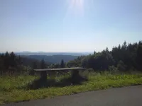 Ski- Und Wanderurlaub im Wald Ferienhaus Adlerblick - Parvekkeita
