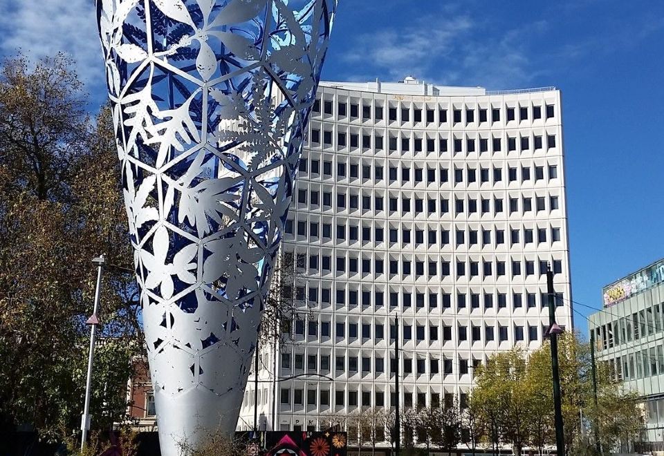 디스팅션 크라이스트처치 호텔의 고급스러운 로비 또는 레스토랑