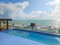 Your Complete Stay With a Rooftop Pool, 40m From the Beach in Cabedelo Cmzs