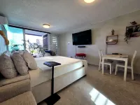 Serene Coastal Studio with King Bed & Balcony