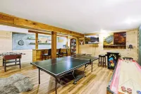 A Real Log Cabin in the Pines with a Huge Game Room and a Jacuzzi Tub!