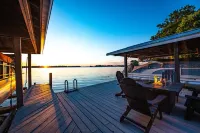 Best Sunsets on Indian Lake. Plan Your Summer Getaway Now! Pontoon Rental Extra.