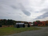 "Twins East" Waterfront property and micro cabin- 10 minutes from Watkins Glen!