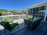 Partial Ocean View! Snowbird Discount. Fenced Yard Bring Doggo! WaterFront Dock 에디스토 비치 호텔