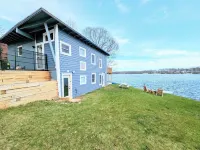 Lake house fishing river kayaking boating swimming ice fishing paddle board
