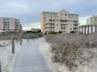 Two bedroom condo with deck overlooking the ocean. Private beach!
