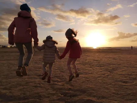 Modern vacation apartment near the North Sea with terrace and garden Отели в г. Фрисландия