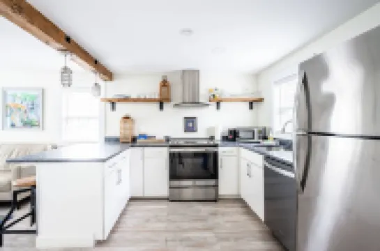 Contemporary  Elegance Meets Coastal decor