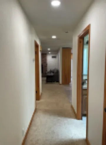 Dog friendly 3-bedroom house in the tall pines close to golf & skiing.