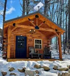 Cozy riverfront cabin with hot tub!