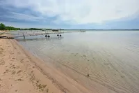 Sandy Shore Lodge- beautiful, private sand beach awaits!