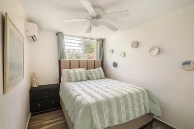 Across from Beach, ocean view, pool, parking, cold AC