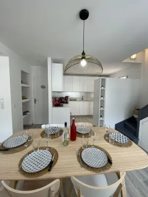 Charming T4 with wifi 5 min walk from town center and 10 min from the beach