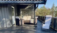 Cozy vacation home in southern Norway (Tromøy, Arendal) with a boat and a pier.
