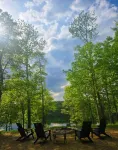 Think Spring! Book now for fishing, campfires and boating on Mystery Lake!
