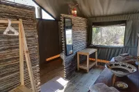 Luxury safari tent between Maun and Moremi