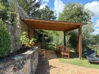 detached villa with a private swimming pool and a large terrain