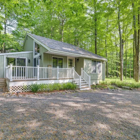 Poconos Getaway w/ Fire Pit: 1 Block to Lake!