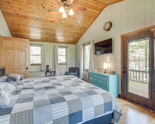 Lakefront Chetek Haven Dock, Screened Gazebo Hotels in Barron County