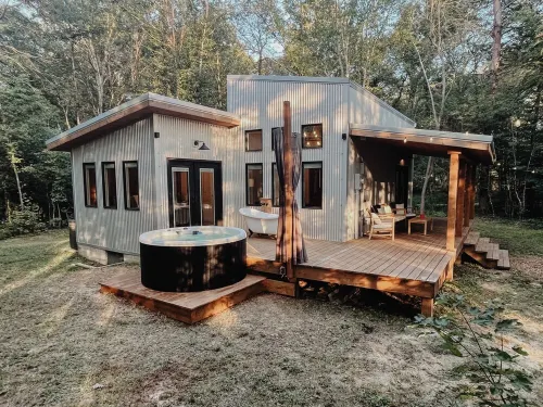 Crane's Cabin at Fall Creek Falls State Park- Outdoor Bathtub, Fireplace