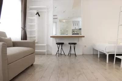 Modern Chic Studio Room at Grand Asia Afrika Apartment Hotels in Paledang