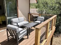 A peaceful mountain retreat with rustic charm 1/2 mile from ski and bike resort