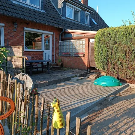 10 Minuten von Nordsee Entfernt/ Familienfreundlich mit Zwei Terrassen/ Nahe A23