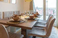Stylish maisonette for 8 people in the town center of Mering Hotel a Mering