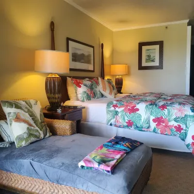 KAUA'I BEACH RESORT-BEACHFRONT, OCEAN VIEW, POOLSIDE VIEW FROM YOUR LANAI