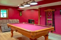 Rustic Log Cabin in the Poconos: Hot Tub, Fire Pit, Pool Table, Ping Pong Table!