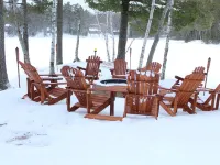 Lazy Bear Lodge on snow/UTV trails and lake Hotels in St. Germain