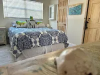 Centrally located, recently renovated, beach-themed delight; 4-min to the beach!