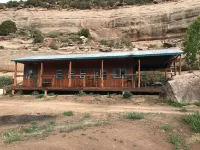 Rustic Bunkhouse with canyon views.