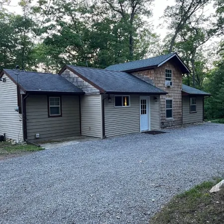 Cabin in the Woods, 10 Acres, Sleeps 8. Close to Orv Trails and Forest Dunes.