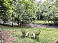 Relaxing Creekside Retreat - Firepit, Outdoor Dining, Creek View, Sleeps 4 Hotels near Beech Grove United Methodist Church, Bristol, Va