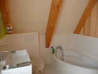 Finnhaus 200m from the Baltic Sea coast, sea view to Hiddensee, free WiFi