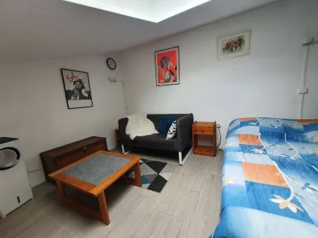 Charming T1 completely renovated, with large terrace, in the heart of Giens. Отели рядом с достопримечательностью «Le port de l'ile de Porquerolles»