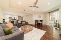 Luxe 2BR/2BA Condo 1 Block from Main St w/ Balcony