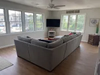 Ocean Block Spacious 5-bedroom house with central AC, Six Houses to Beach!