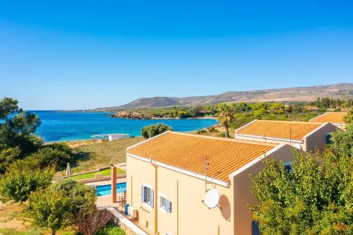 Antigoni Beach House Large Private Pool Walk to Beach Sea Views A C Wifi Car Not Required - 1012 - Villas