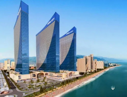 Panoramic Horizon Aparthotel in Orbi City Batumi - Beach