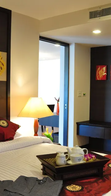 ห้องสวีทเตียงแฝดพร้อมอ่างสปา